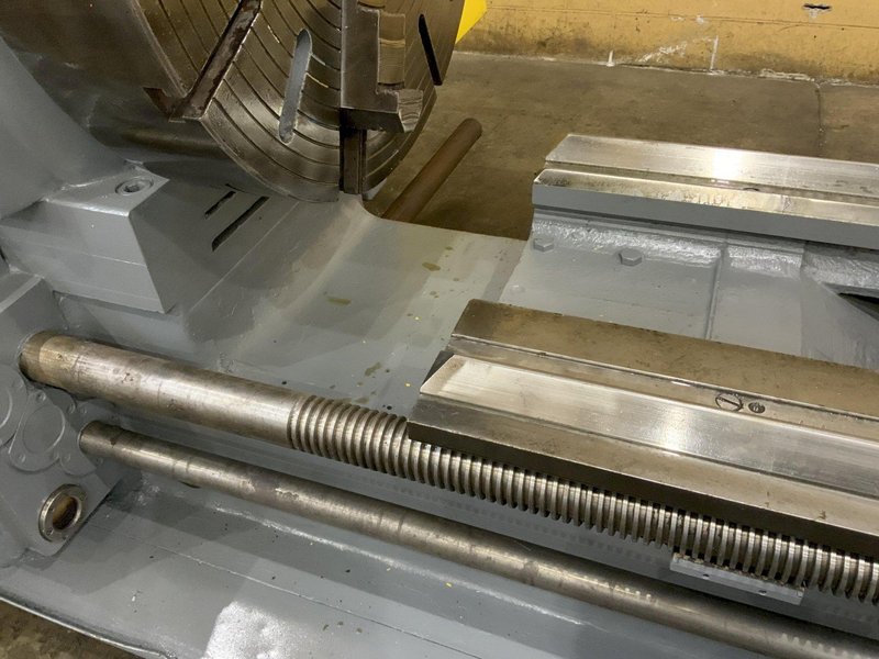 38" X 92" POREBA GAP BED ENGINE LATHE: STOCK #80622