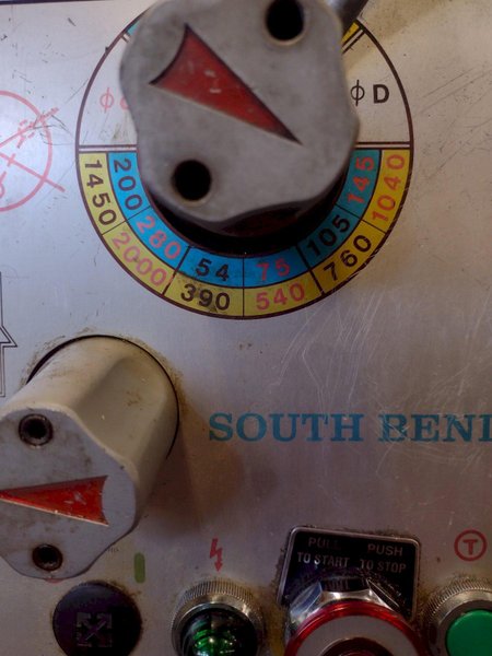 13&quot; X 36&quot; SOUTHBEND MODEL #G-26T ENGINE LATHE: STOCK #17217