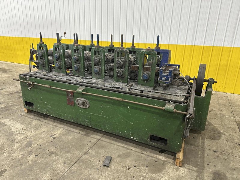 4 STAND x 2&quot; ARBOR X 13&quot; ROLLSPACE YODER MODEL #M2 ROLLFORMER: STOCK #23569