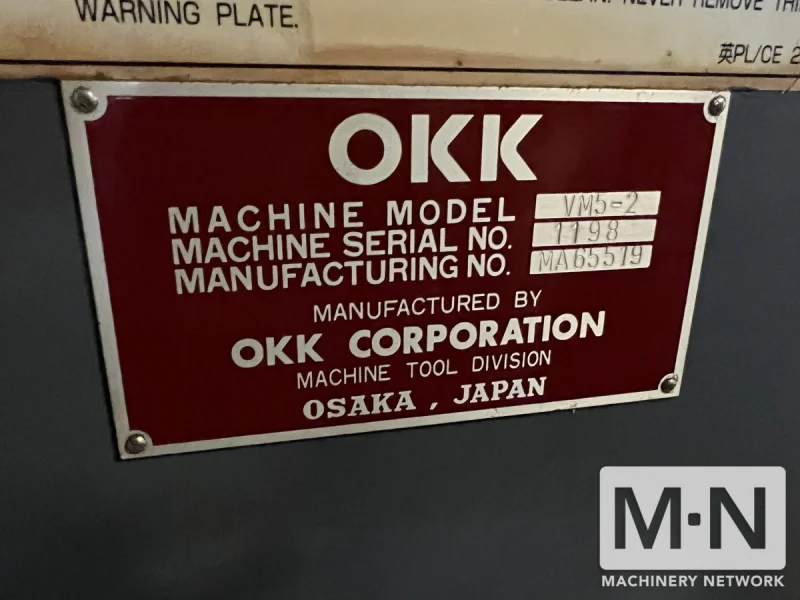 OKK VM-5 II CNC Vertical Machining Center
