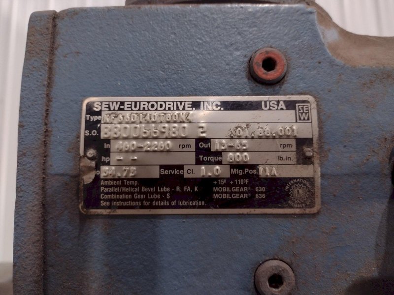 HORIZONTAL MOTORIZED CONVEYOR: STOCK #19562