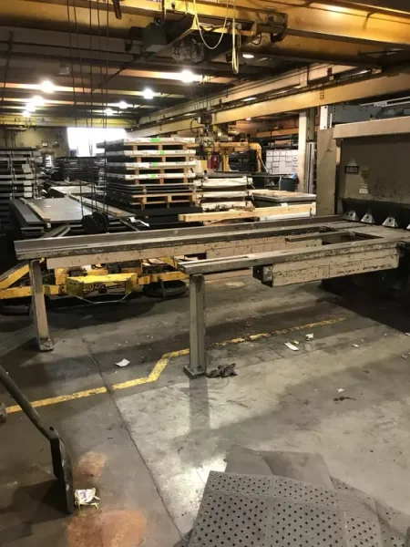 USED CINCINNATI 1/4" X 10' HYDRAULIC SHEAR WITH CNC FRONT AND REAR GAUGING MODEL 250HS 10, Year: 1999