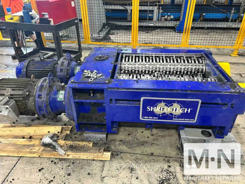SHRED-TECH MODEL STQ-50E 4 SHAFT SHREDDER MFG 2015