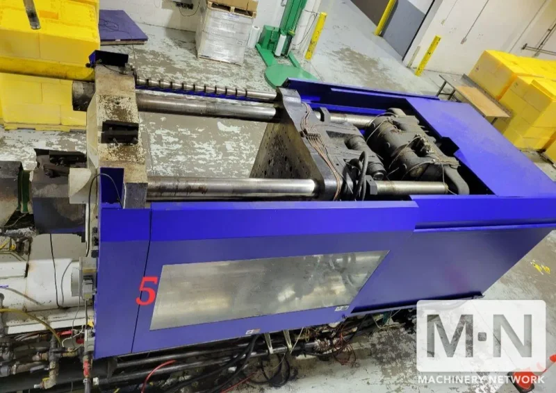 650 TON 89 OZ DEMAG MODEL HT650/910-4300 INJECTION MOLDING MACHINE MFG 2006 (2) AVAILABLE