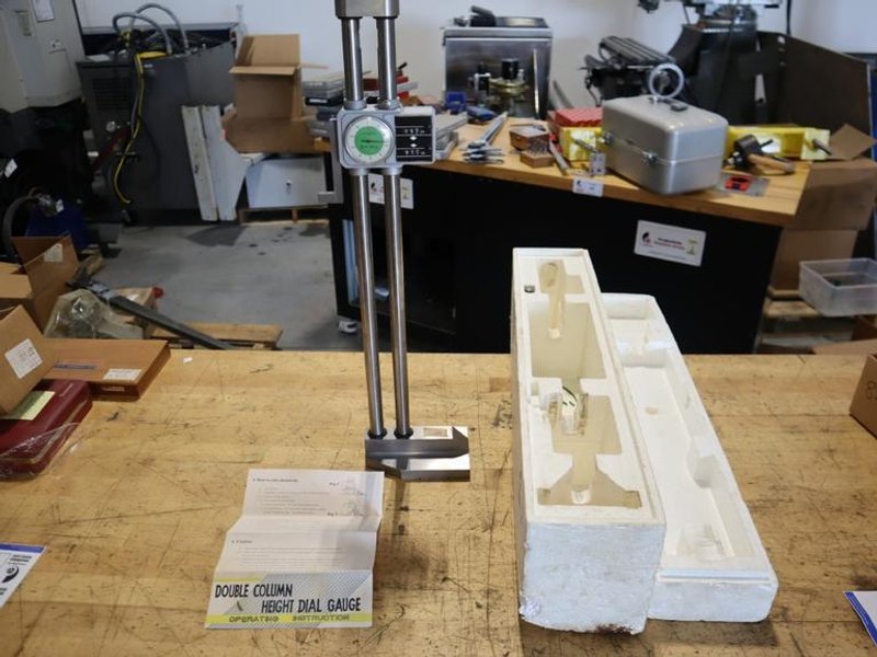 Height Gauge, 18" Double Column Dial Type, .001" Res- Auction Item