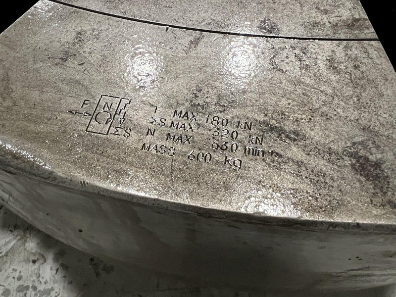 Samchully HC40 3-Jaw VTL Closed Nose Hydraulic Power Chuck 520mm Plain Back