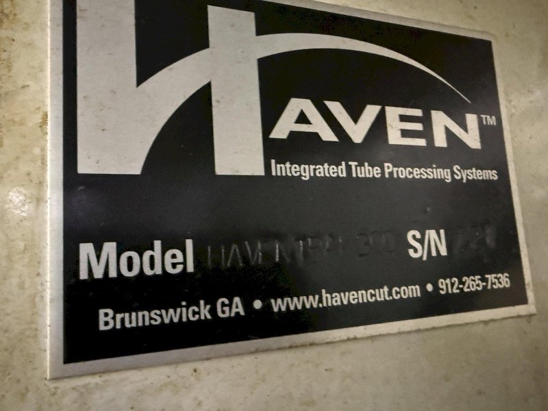 3" HAVEN MODEL HAVENTRAK-300 FYLING SHEAR TUBE CUTOFF MACHINE, UCG CONTROLS, NEW 2018: YOBRO #24319