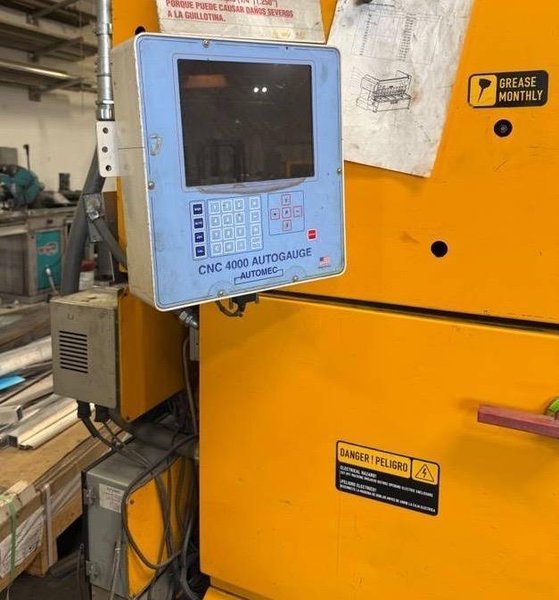 160 Ton x 12′ Gingras SPB-12-160 Shear/Press Brake Combo, 2008 – Backgauge