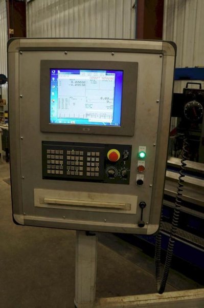 43" x 157" OKUMA LH55-N CNC LATHE WITH UPDATED (2018) FANUC CONTROLS. STOCK # 0545326