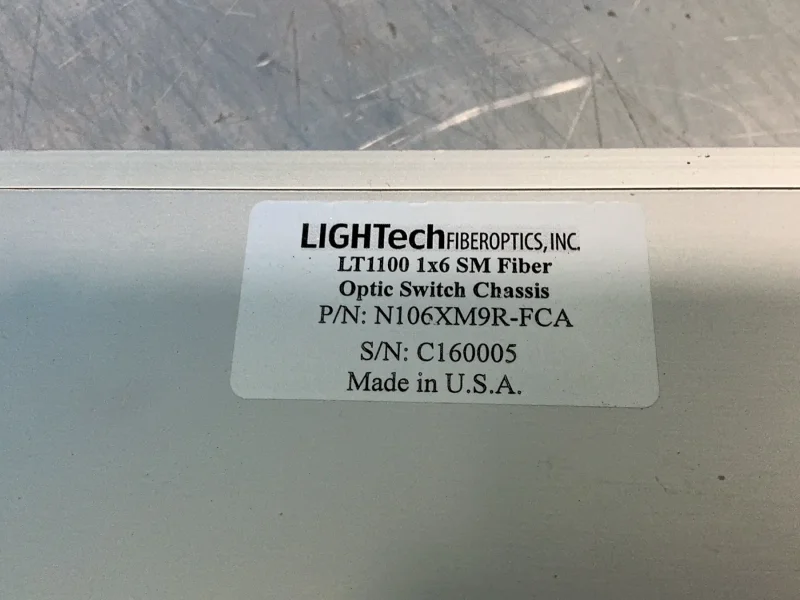 LIGHTECH FIBEROPTICS 1XN FIBER OPTICS SWITCH  -  LT-1100