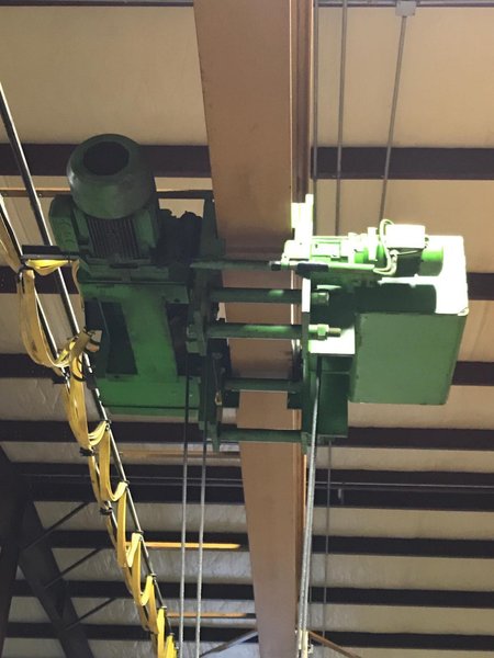 10 TON X 45' WIDE X 147' LONG RMT SINGLE GIRDER OVERHEAD CRANE SYSTEM