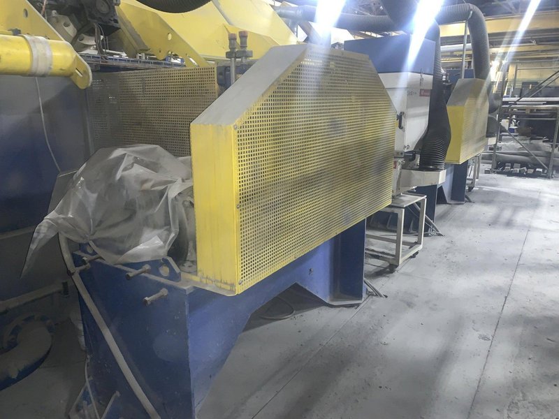 .512&quot; X 12&quot; X 4 STAND DEM WIRE FLATENING ROLLING MILL LINE, YEAR 2017: STOCK #13898