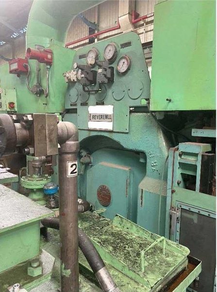 24&quot; 12 HIGH REVERSING WATERBURY FARREL SENDZIMIR ROLLING MILL MATERIAL WIDTH 12&quot; - 24&quot; (STOCK # 14136)