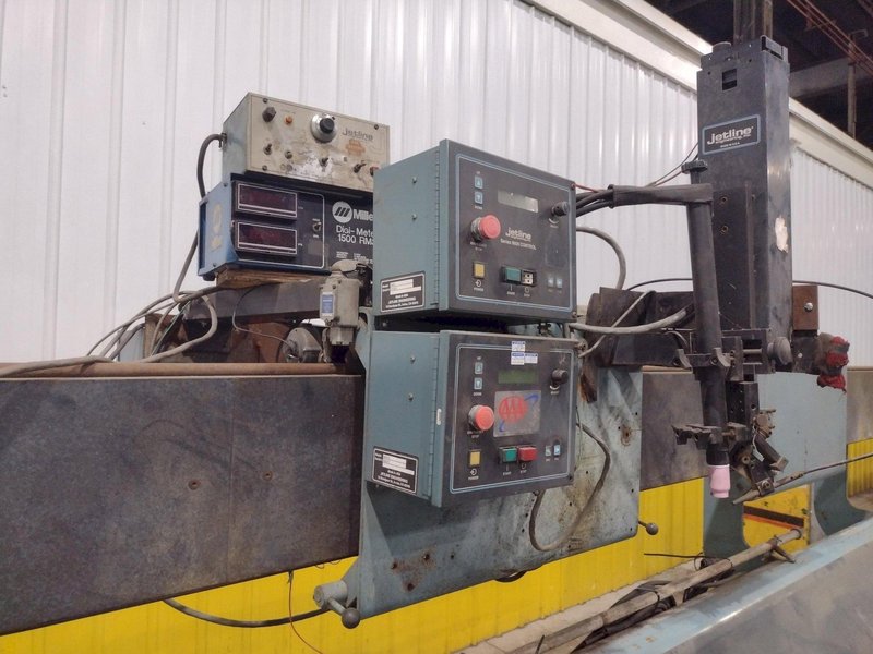 16' JETLINE ENGINEERING MODEL #LWS-192 LONGITUDINAL EXTERNAL SEAM WELDER : YOBRO #25752