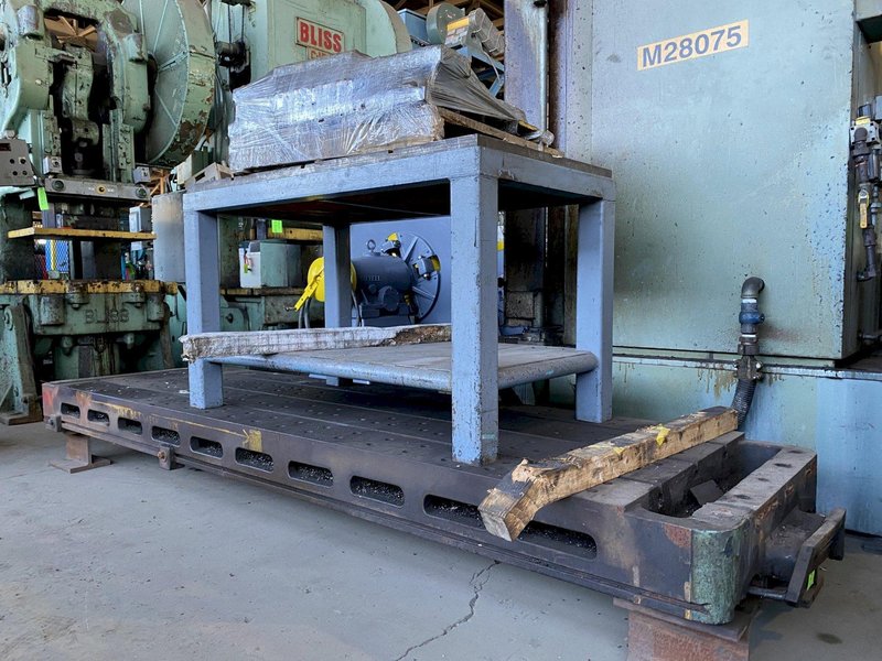 38&quot; x 122&quot; x 8.5&quot; T-SLOTTED FLOOR PLATE. STOCK # 1161420