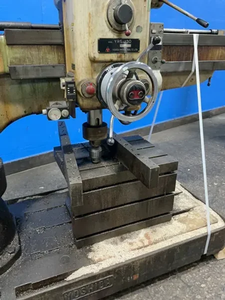 YOSHIDA 12” X 4 1/2’ RADIAL DRILL PRESS  -  YR5-130