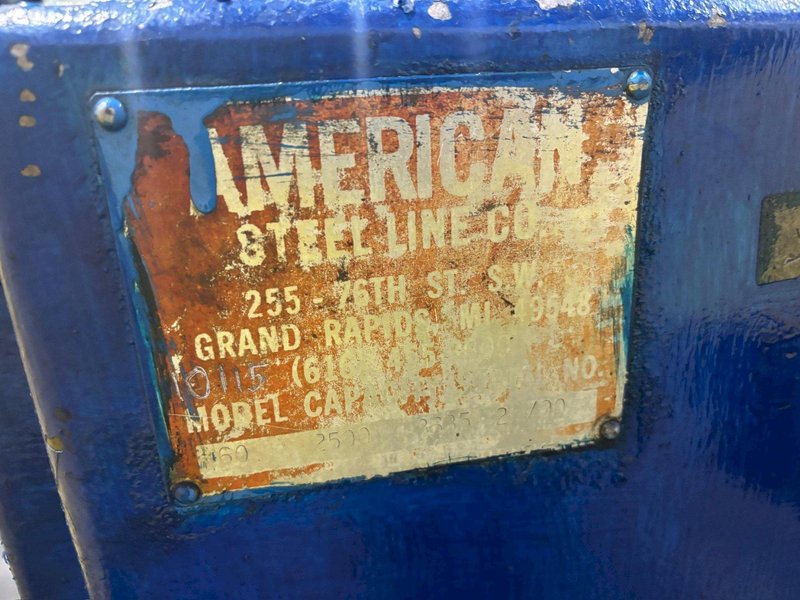 2,500 LBS LITTELL MODEL #60 MOTORIZED UNCOILER COIL REEL: YOBRO #24497