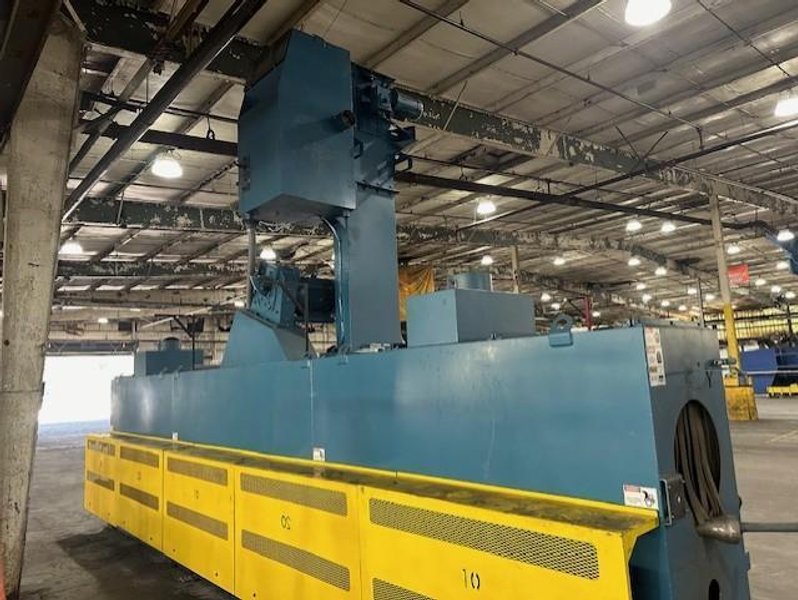 18&quot; VIKING BLAST &amp; WASH SYSTEMS OD PIPE / ROD SHOT BLAST MACHINE, NEW 2023