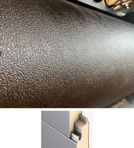 50&quot; WIDE BRADBURY-PUMA &quot;STUCCO&quot; DESIGN SINGLE-STAND EMBOSSER ROLL, NEW 2013: STOCK #17005
