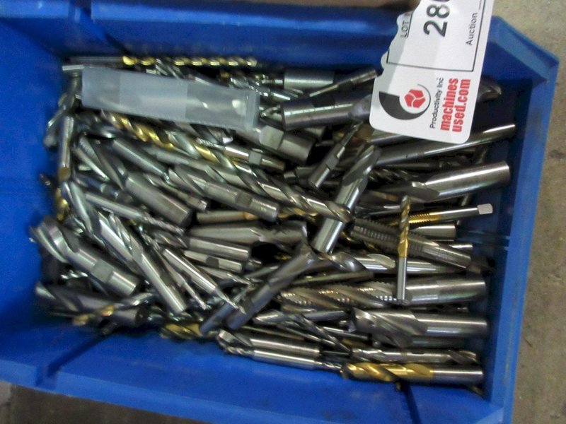 Cutting Tools, Mostly Used HSS, Drills, End Mills, Counter Sinks, Spot Drills- Auction Item
