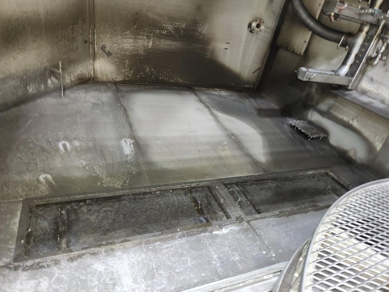 84&quot; TABLE STINGRAY MODEL #SR-8466 STAINLESS STEEL ROTARY TABLE PARTS WASHER, NEW IN 2017: STOCK #22182