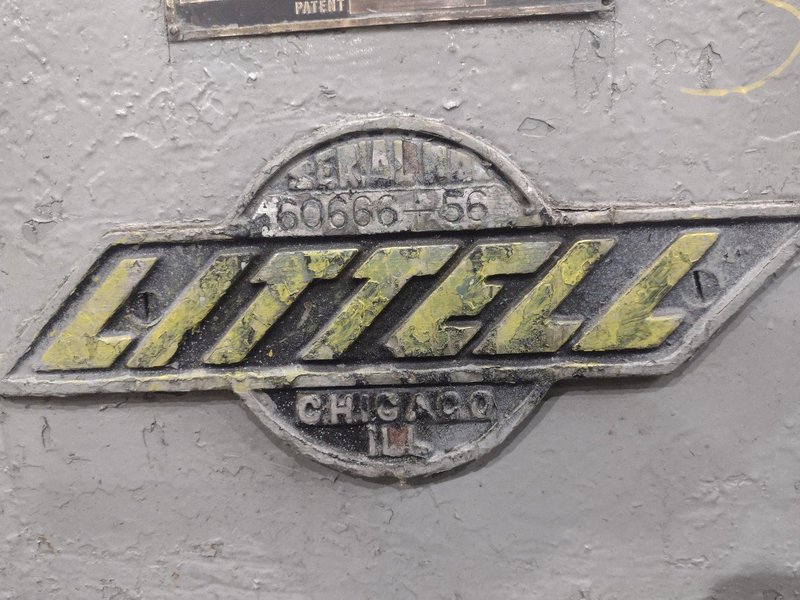 4,000 LB X 18" LITTELL CC40 COIL CRADLE STRAIGHTENER. STOCK # 0218926