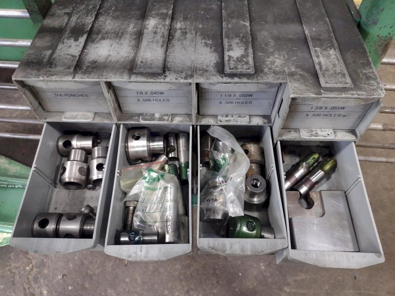 4-1/8&quot; X 48&quot; CARSON MODEL CHP-1H TUBE END PUNCH FORMING MACHINE: STOCK 17891