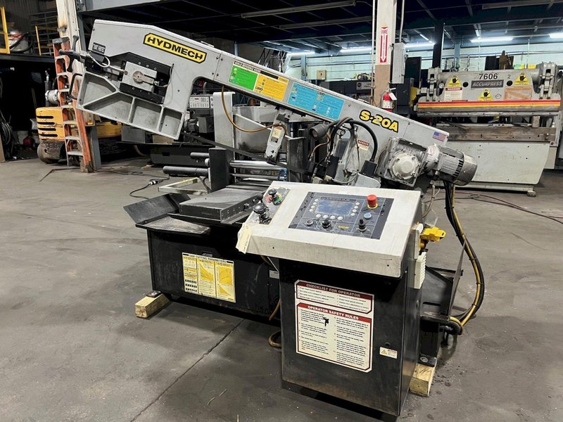 USED HYD-MECH 13" X 18" FULLY AUTOMATIC MITERING BANDSAW MODEL S-20A, Stock# 11146, Year: 2017