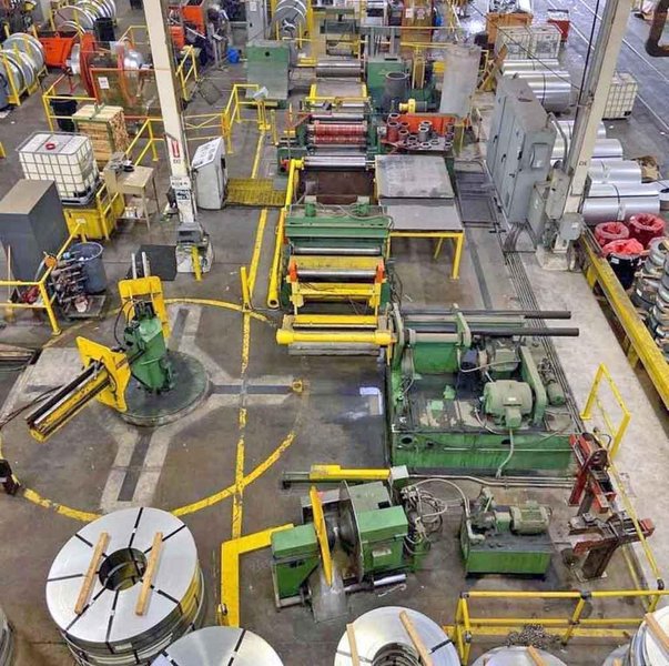 52" x 6.00" x 30,000# Paxson Slitting Line
