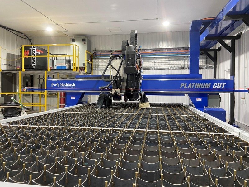 2021 X 10&#039; X 20&#039; MACHITECH PLATINUM CUT PLASMA &amp; DRILL W/ HYPERTHERM XPR300 POWER SUPPLY: STOCK #21112