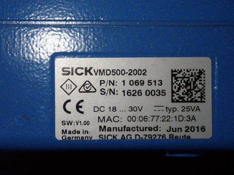 SICK LASER TRACK TRACE HEAD SCANNER  -  VMD500-2002