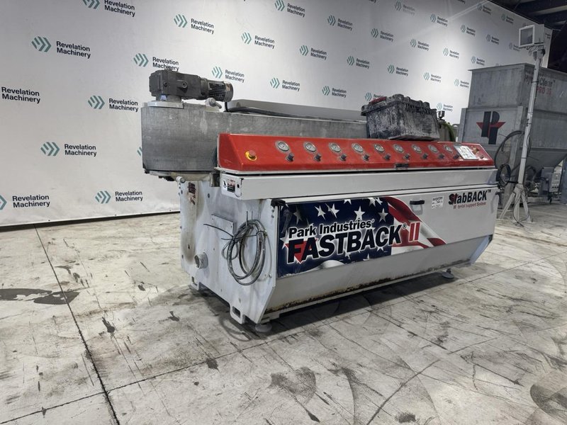 Park Industries FASTBACK II Flat Edge Polisher, 2023 – Stone Backsplash Polishing Machine – 9 Spindle Vertical Edge Polisher