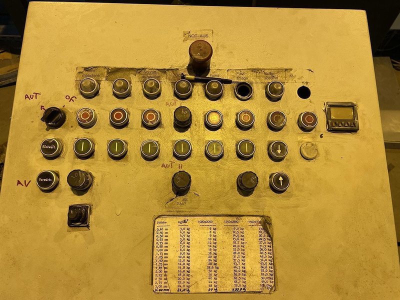 ZM 2050 x 4 mm decoiling &amp; cut to length &amp; slitting