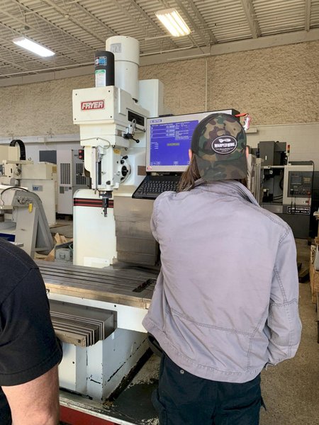 Fryer Model MB14 Toolroom CNC Bed Mill with Centroid Retrofit