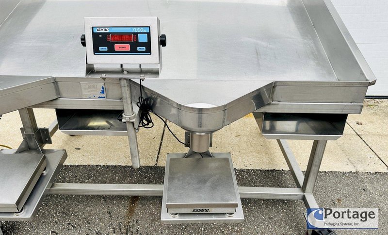 Heinzen Manufacturing  |  2720 Manual Produce Packing Table w/ Dual Scales