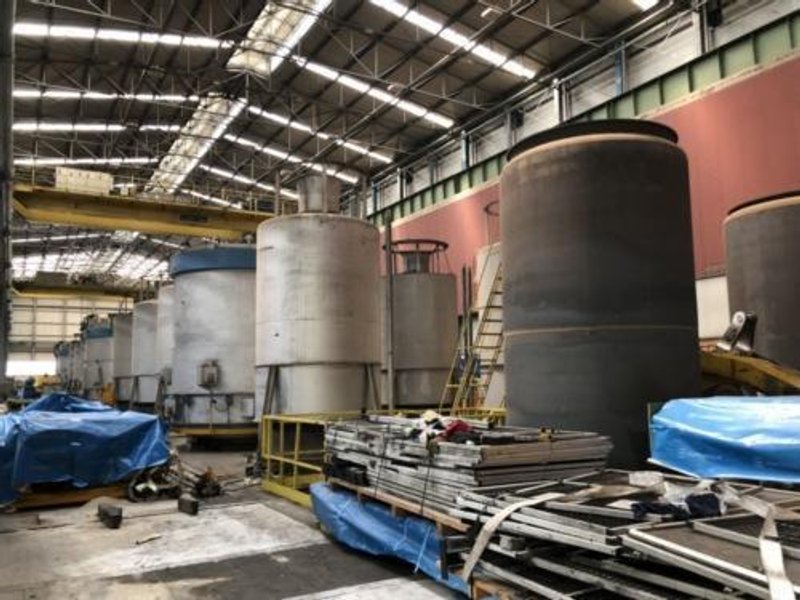 3600MM H x 1900MM W FERRE GAS FIRED BELL ANNEALING FURNACES