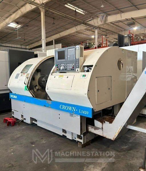 Okuma Crown 769S L1420/650 CNC Turning Center – 12″ Chuck Lathe