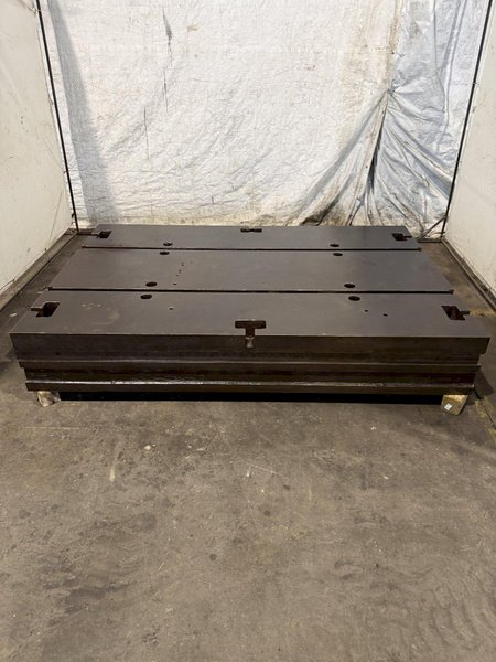 60" X 90" X 14" T-SLOTTED FLOOR PLATE. STOCK # 0632221
