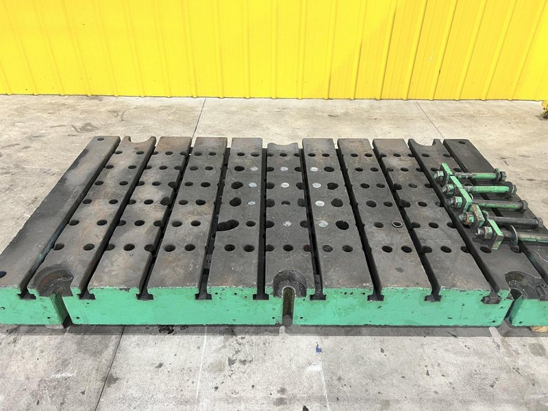 84&quot; x 46&quot; x 8&quot; T SLOTTED SOLID BOLSTER PLATE: STOCK 20969