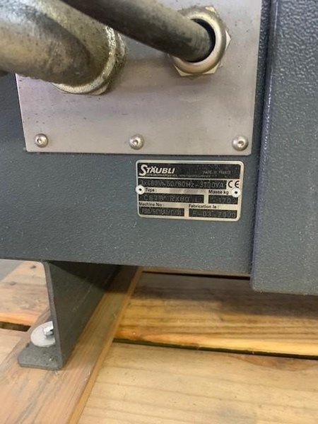 Staubli Model RX60 Robot with CS7B Control, Manufacture Date 2000 - offered as is.