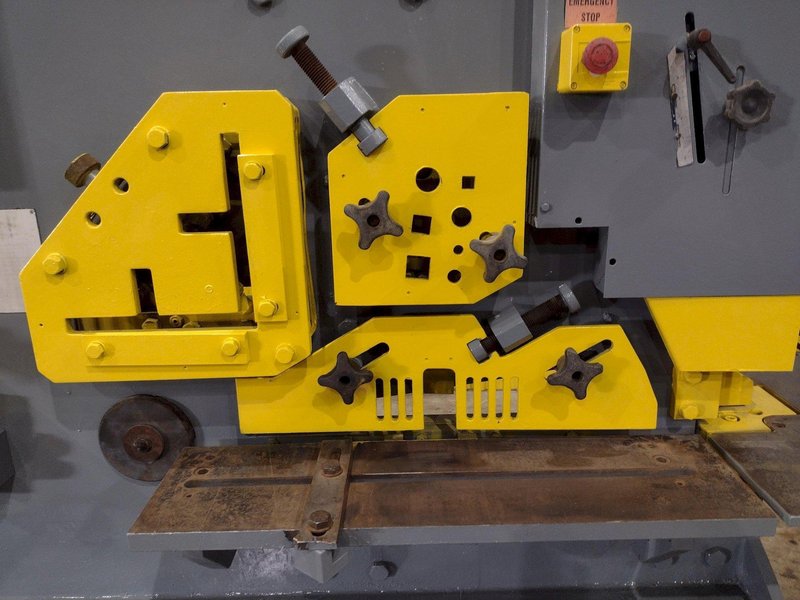 110 TON GEKA MODEL #HYD-110 HYDRUALIC IRONWORKER, NEW 1999: YOBRO #23975
