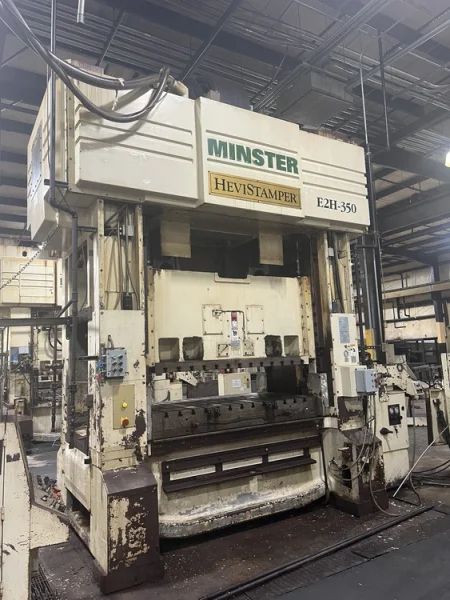 MINSTER E2H-350-86X47 SSDC PRESS, s/n 29921, STOCK# 14384J