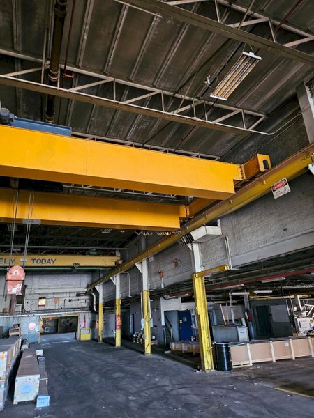 40 TON X 48' SPAN MUNCK LOADRUNNER OVERHEAD BRIDGE CRANE. STOCK # 0982226