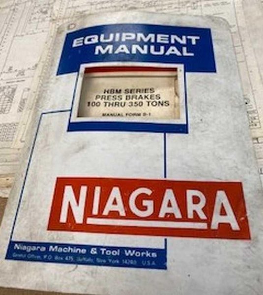 175 Ton Niagara Press Brake, 12'