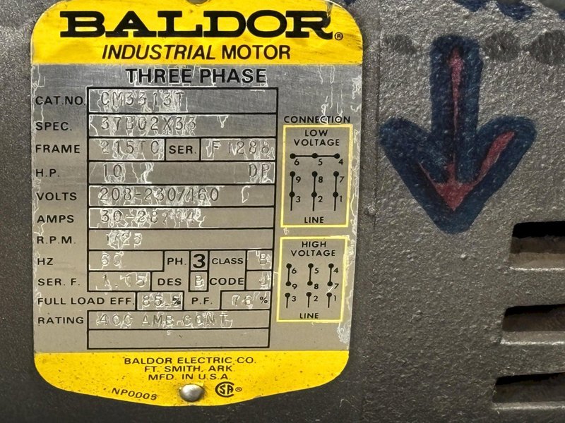 10' x 10 GA ROPER WHITNEY PEXTO MODEL #10-H-10 HYDRAULIC SHEAR: STOCK #22973