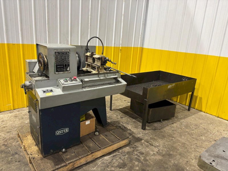 2" OSTER MODEL #702 PIPE THREADER WITH RIDGID HEADS: YOBRO #24575