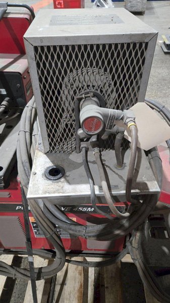 Lincoln Electric PowerWave 455M w/ Controls, Wire Feeder and Cooler USED