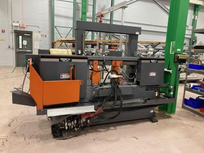 14″ x 20″ Hem DC-1420HA-C Dual Column Horizontal Bandsaw, 2013