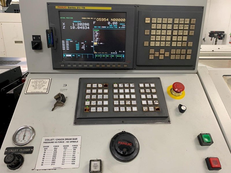 2011 HARDINGE QUEST CHNC-42 SP with CNC Lathe Stock #: 81089224