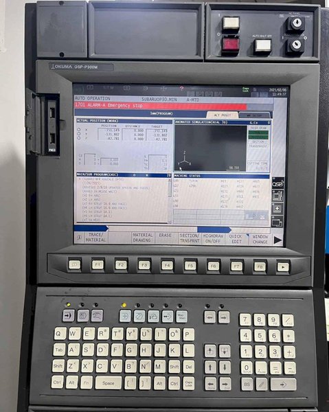 Okuma MA-550VB CNC Vertical Machining Center – 50 Taper Mill